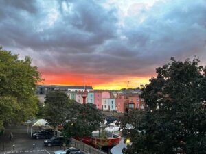 Sunset over Bathurst Basin Sep 2022